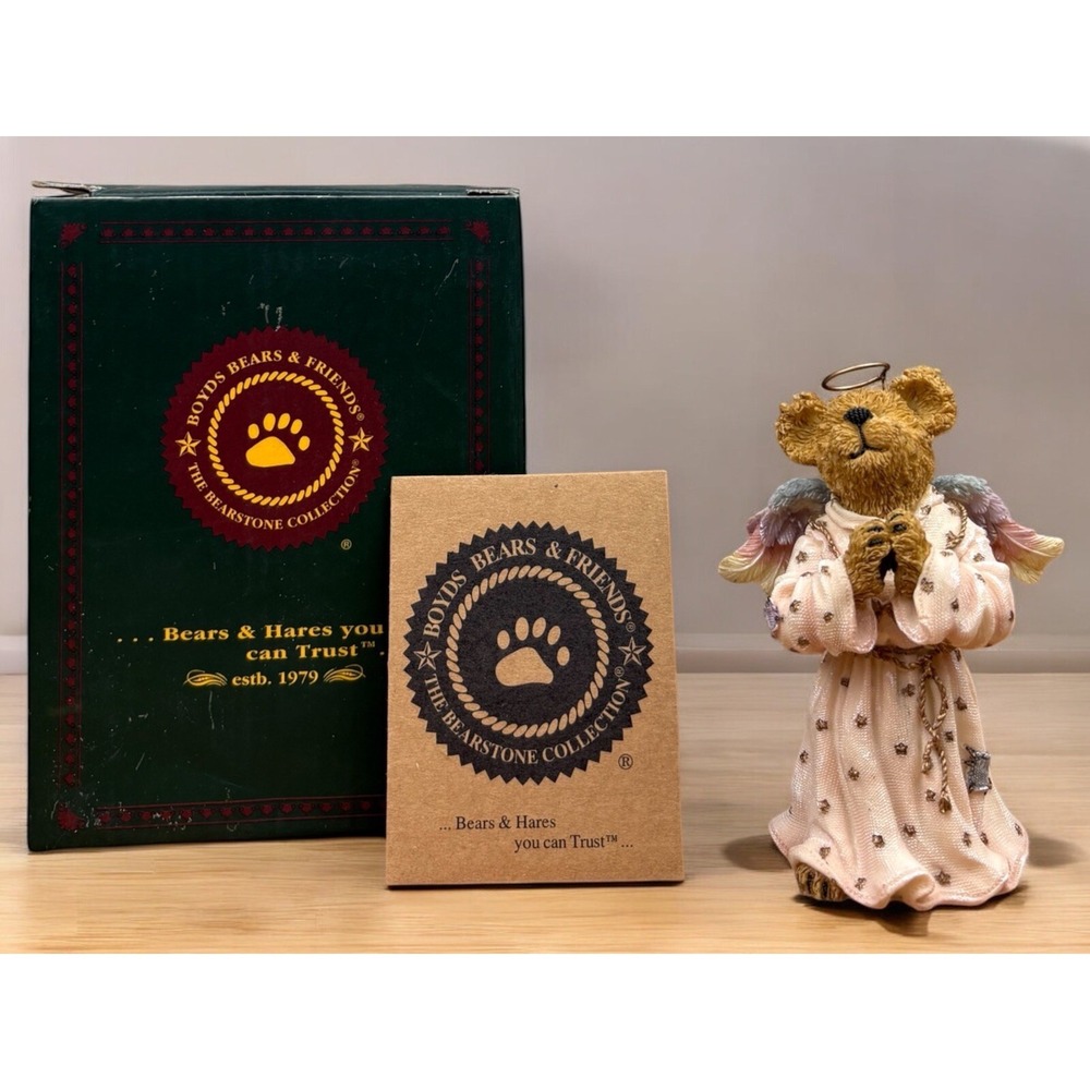 Boyds Bears Glory Angelhope Can You He #227777 Collectible Figure Figurine w Box